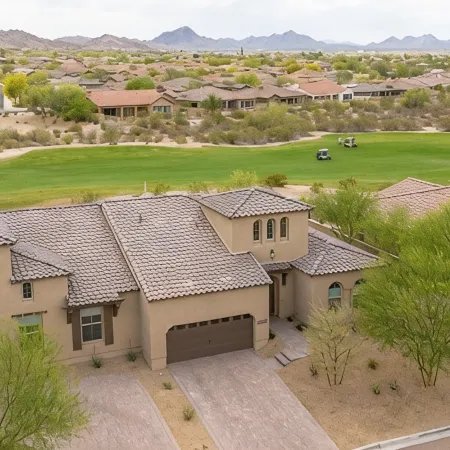 EAZY AZ Modern 2 bedroom townhouse on the 8th fairway of Estrella Mountain Ranch