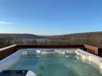 THE BLISS-Lake & Mountain View’s, 5 bedrooms 3 1/2 bathrooms in Lake Harmony. - Mountain view