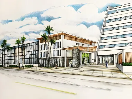 The Delaney Hotel Отели рядом с достопримечательностью «Кемпинг Уорлд»