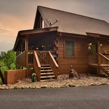 Washer Dryer Arcade Game Hot Tub Waterview 3 Bedroom 4 Bed Awesome Cabin.