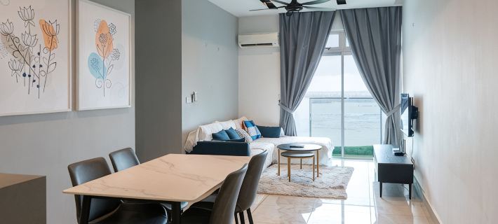 Perfect Seaview Sunset- 3BR @ Meridin Bayvue Hotéis em Masai