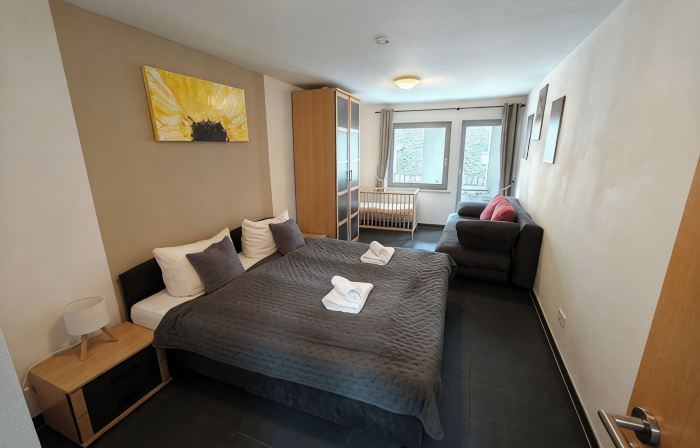 Group Apartment Bacharach | up to 16 guests | Castle View & Balcony