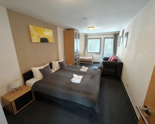 Group Apartment Bacharach | up to 16 guests | Castle View & Balcony Hotels in Bacharach