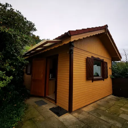 Cozy hunting lodge in Rathen