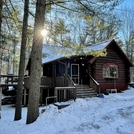 Family Log Cabin - Lake, Golf, Pool, Hike, Ski-Atv & Game Room - Northwoods WI