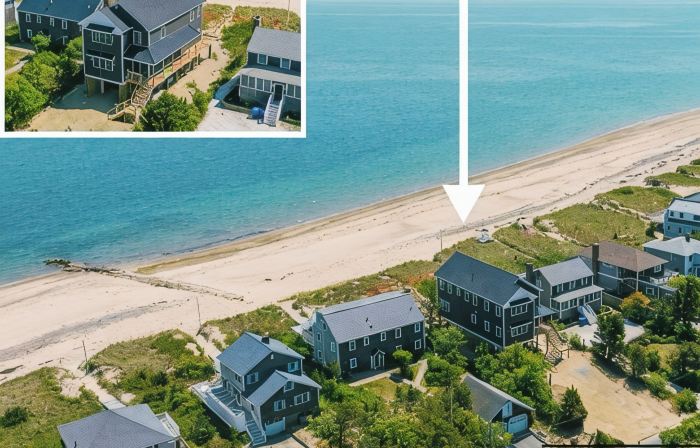 Brand new house on a private beach!