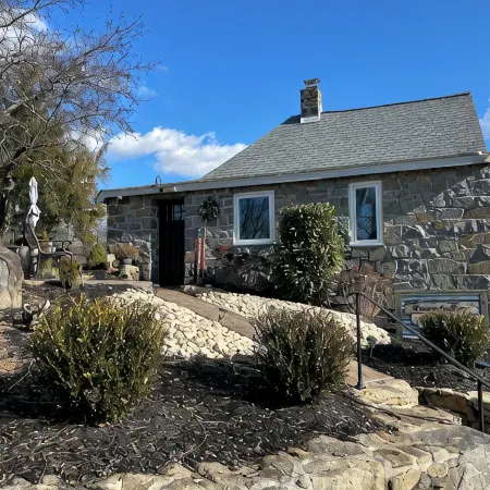 Unique cottage built in the 1800s, Granite Cliffs of Port Deposit  Maryland.