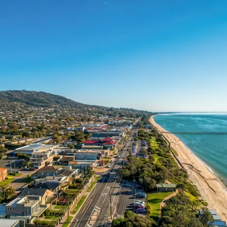 Dromana getaway with a view, air con and wi-fi.
