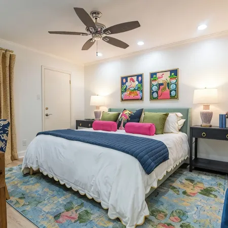 Perfect blend of style and serenity in this 3-br, 2-bath bungalow guest house.