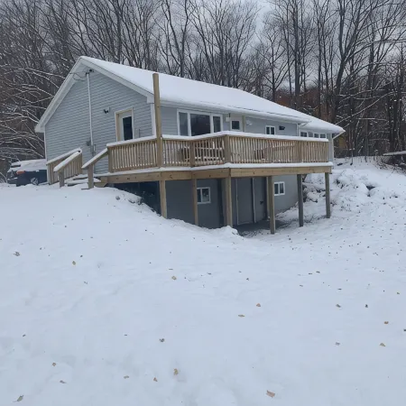 The Hill House offers a great view, plus it's close to town and dog friendly!
