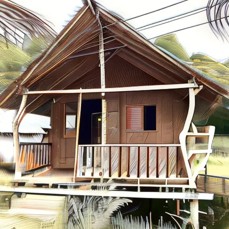 Frog Garden Hut