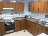 Built-in cabinet room with balcony