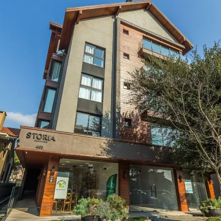 Charming Apartment with Fireplace in Gramado Sta0305