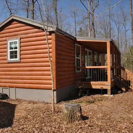 Luxury cabins in the foothills of the Blue Ridge Mountains