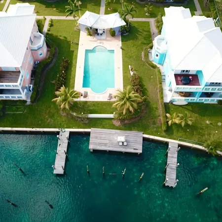 Waterfront Italian inspired tropical escape