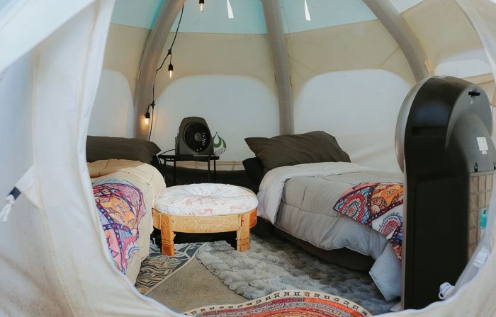 Mystic Woods, Ultimate Glamping 3 Tents, Sauna, 2 hot tub, & 3 firepits