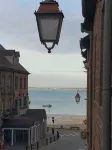 Apt T3 with garage, street of the port, Cancale, 50 m sea and harbor of Houle - 2-Star