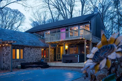 Mountain House -  A private rustic oasis with goats! - balcony