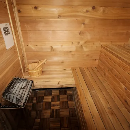 Private Sauna , Firepit,  BBQ,  Bear Lake Views