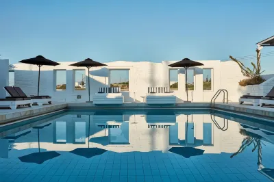 Mr and MRS White Paros Hotels near Agioi Anargyroi Beach