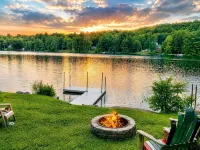 Lakefront-Dock-Grill-Firepit-Wood Stove - 4-Star