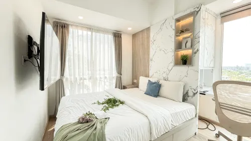 Modern Classic Touch 1BR Apartment at Tokyo Riverside PIK 2 By Travelio