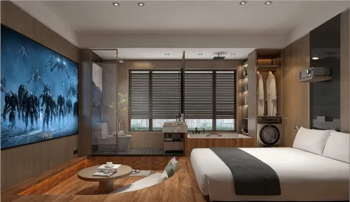 Taiyuan Fei Ni Mo Shu Smart Apartment - Jacuzzi