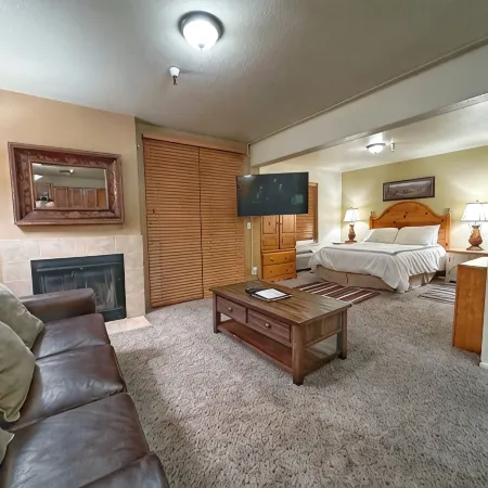 Deluxe, Spacious Studio Condo in the Heart of Prospector Square, w/ Full Kitchen