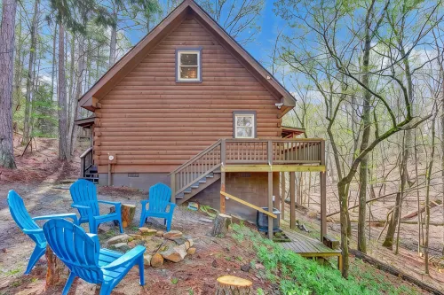 Charming Mountain Ridge View Cozy Cabin near FDR State Park and Callaway Gardens