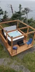 Oceanfront mini home, two decks, with spectacular views.