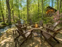 Creekside Cabin - Hot Tub, Firepit, Porch