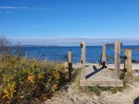 Fantastic vacation apartment near the beach with fireplace, quiet location - WiFi