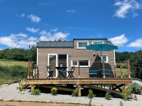 Tiny House La Samorienne, with private spa and sauna. - ชาเลต์