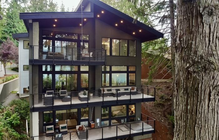 Brand new! Modern Lake Whatcom View home