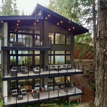 Brand new! Modern Lake Whatcom View home