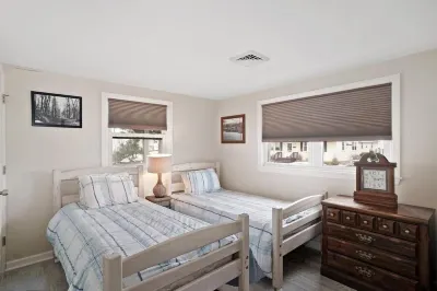 Perfect spot! Cape Cod -1 block to beach and bay with views! Hotels near Long Beach Island Library