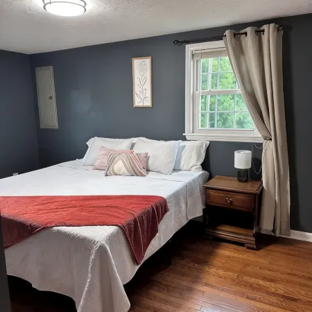 Welcome to Mountain View Farmhouse, your cozy retreat in Pinnacle, NC.