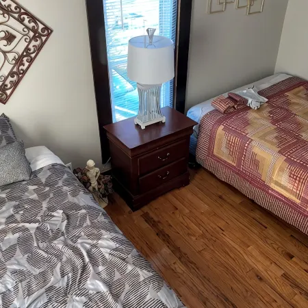 2-bedroom with a loft . Only a block away from the ATV/hiking trails !!!