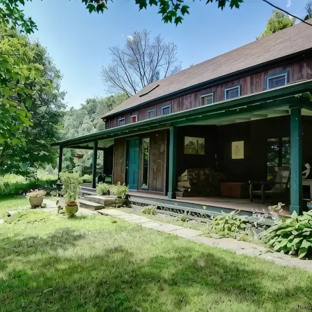 Secluded and Artful 1800s Farmhouse on 53 Acres, Saugerties