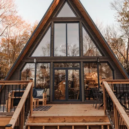 A-Frame on 6 Acres: Cedar Sauna, Privacy, Nature Отели в г. Макар
