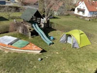 Large vacation apartment (120m²) with "beautiful view" Garden with playground Hotels in Waldeck