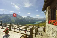 Suvretta House - Mountain view