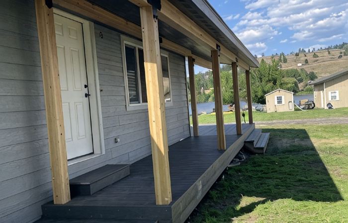 Curlew Lake view with shared parkingdock and boat launch