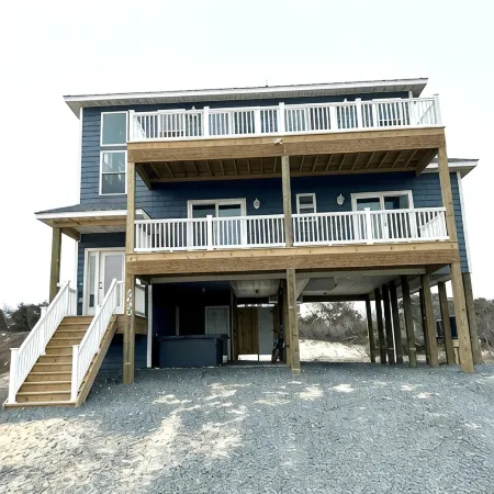 Steps from the Water! Beautiful New Home in the Heart of 4X4 Wild Horse Carova