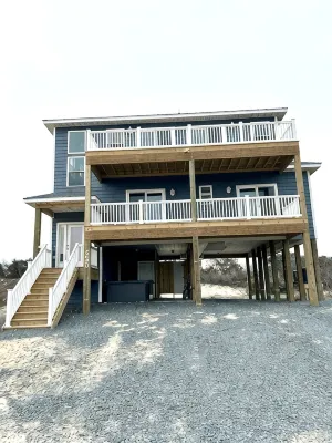 Steps from the Water! Beautiful New Home in the Heart of 4X4 Wild Horse Carova - 3-Star