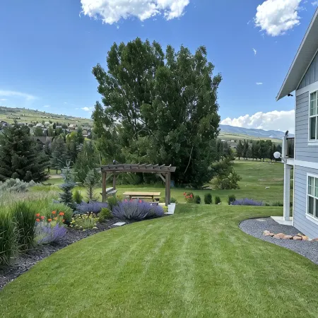 Blue Lake Retreat - fully-landscaped home sits on 2nd tee of Bear Lake G.C.
