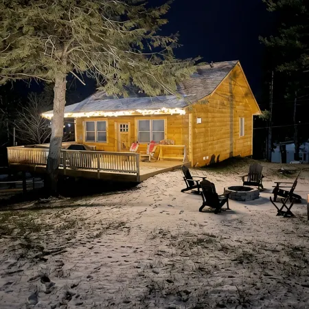 #1 Cabin~Walk to Wisp! Lake Access & Dock! Hot Tub~Game Room~Fire Pit & Dogs OK!