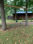 Delightful Log House on the Little Red River with Hot Tub! - balcón