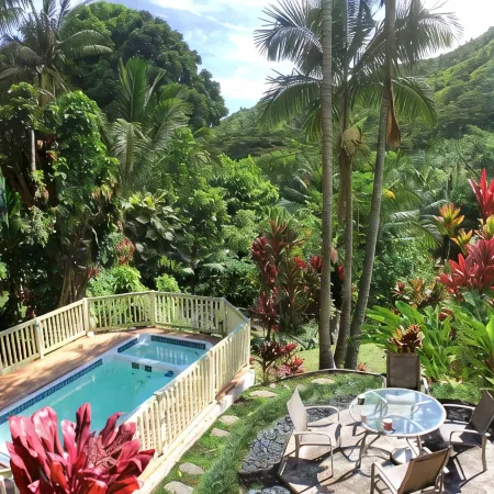 Romantic Cottage, Private Acre of Paradise, View! Pool!