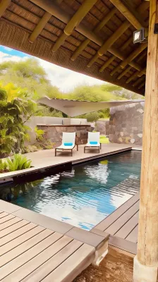 Villa de Luxe La Paillotte Hôtels à : Riviere Noire